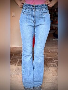 High Waisted Flare Jeans - Size 7